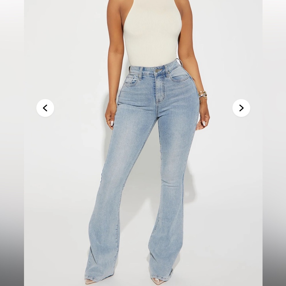 Fashion Nova San Diego Sculpting Stretch Flare Jeans